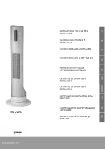 Priročnik Gorenje HW2500L Grelnik