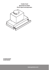 Bruksanvisning Gorenje BHP963S3X Köksfläkt