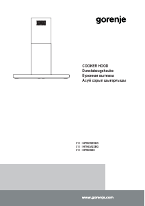 Bruksanvisning Gorenje IHT943A2XBG Köksfläkt