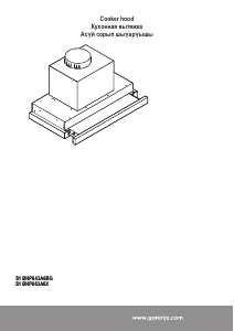 Bruksanvisning Gorenje BHP663A6X Kjøkkenvifte