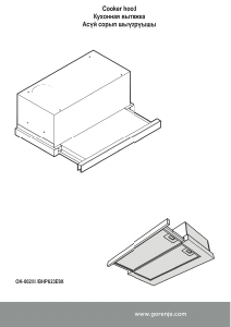 Bedienungsanleitung Gorenje BHP623E9X Dunstabzugshaube