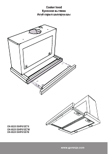 Käyttöohje Gorenje BHP613E7X Liesituuletin