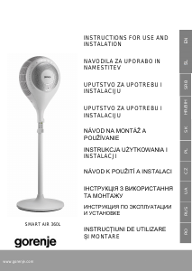 Посібник Gorenje SMART AIR 360 L Вентилятор