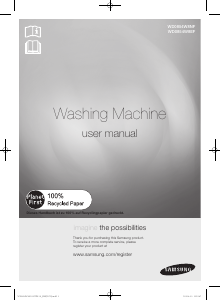 Manual Samsung WD0854W8EF1 Washing Machine