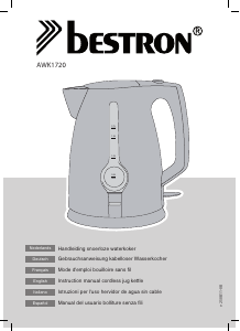 Mode d’emploi Bestron AWK1720 Cafetière