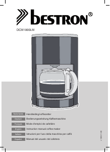 Mode d’emploi Bestron DCM1000LM Cafetière