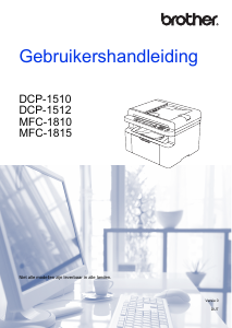 Handleiding Brother DCP-1510 Multifunctional printer