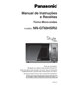 Manual Panasonic NN-GT684SRU Micro-onda