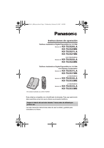 Manual de uso Panasonic KX-TG3522LA Teléfono inalámbrico