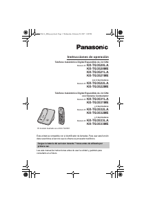 Manual de uso Panasonic KX-TG3533LA Teléfono inalámbrico