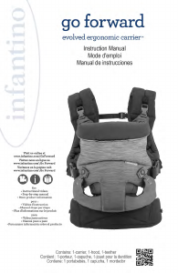 Manual Infantino Go Forward Baby Carrier