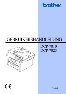 Handleiding Brother DCP-7025 Multifunctional printer