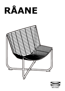 Handleiding IKEA RAANE Fauteuil