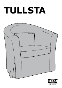 Εγχειρίδιο IKEA TULLSTA Πολυθρόνα
