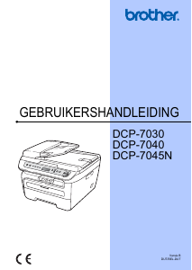Handleiding Brother DCP-7045N Multifunctional printer