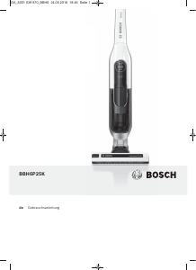 Bedienungsanleitung Bosch BBH6P25K Staubsauger