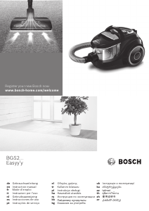 Manuale Bosch BGS2UECO Aspirapolvere