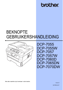 Handleiding Brother DCP-7065DN Multifunctional printer