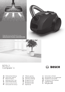 Manual Bosch BZGL2A312 Vacuum Cleaner