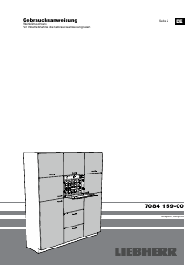 Bedienungsanleitung Liebherr WKEgw 582 Weinklimaschrank