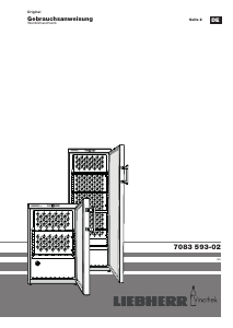 Bedienungsanleitung Liebherr WKb 4212 Weinklimaschrank