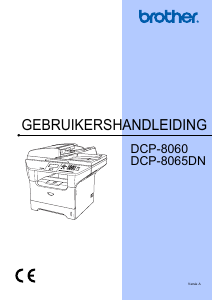 Handleiding Brother DCP-8060 Multifunctional printer