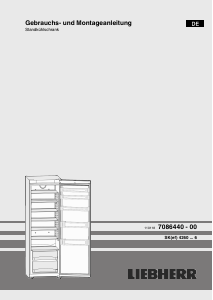 Bedienungsanleitung Liebherr SBSef 7242 Kühl-gefrierkombination