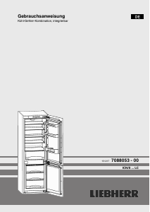 Bedienungsanleitung Liebherr ICN 3314 Kühl-gefrierkombination