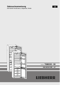 Bedienungsanleitung Liebherr ICNP 3366 Kühl-gefrierkombination