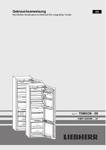 Bedienungsanleitung Liebherr ICBP 3266 Kühl-gefrierkombination