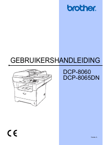 Handleiding Brother DCP-8065DN Multifunctional printer