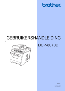 Handleiding Brother DCP-8070D Multifunctional printer