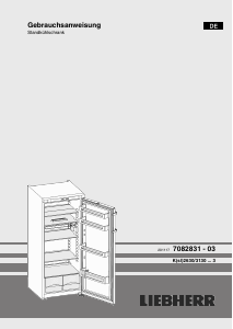 Bedienungsanleitung Liebherr K 3130 Kühlschrank