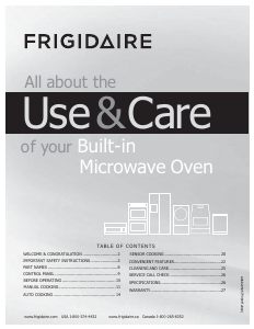 Manual Frigidaire FGMO3067UD Microwave