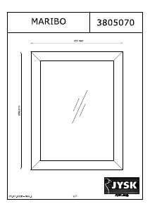 Instrukcja JYSK Maribo (70x90) Lustro