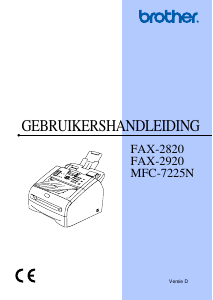 Handleiding Brother MFC-7225N Multifunctional printer