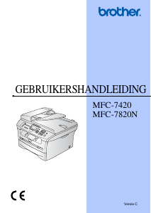 Handleiding Brother MFC-7420 Multifunctional printer