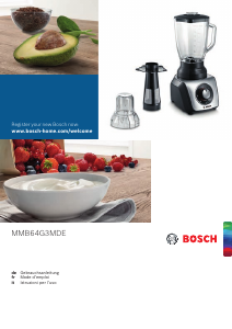 Mode d’emploi Bosch MMB64G3MDE Blender