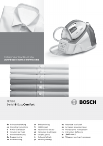 Kullanım kılavuzu Bosch TDS6110 Ütü