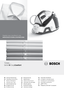 Bruksanvisning Bosch TDS6540 Strykjärn
