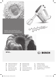 Manual de uso Bosch MFQ2210Y Batidora de varillas
