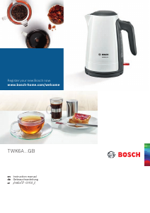 Manual Bosch TWK6A833GB Kettle