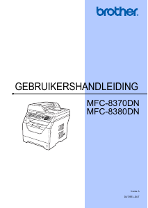 Handleiding Brother MFC-8380DN Multifunctional printer