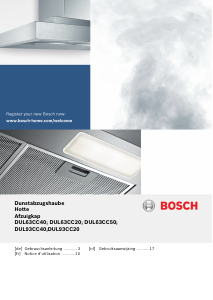 Mode d’emploi Bosch DUL63CC40 Hotte aspirante