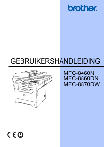 Handleiding Brother MFC-8460N Multifunctional printer