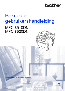 Handleiding Brother MFC-8510DN Multifunctional printer