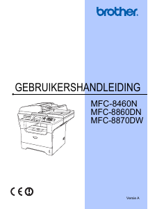 Handleiding Brother MFC-8870DW Multifunctional printer