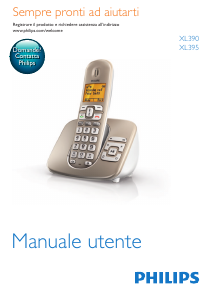 Manuale Philips XL3901S Telefono senza fili