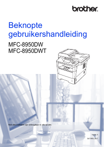 Handleiding Brother MFC-8950DWT Multifunctional printer