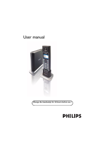 Bruksanvisning Philips VOIP4332B Trådlös telefon
